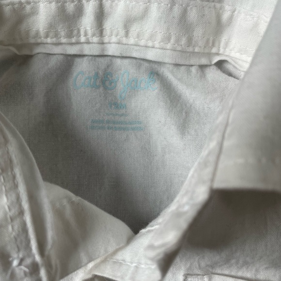 SOLD Janie and Jack linen shorts overalls, 12-18 months - Picture 12 of 13